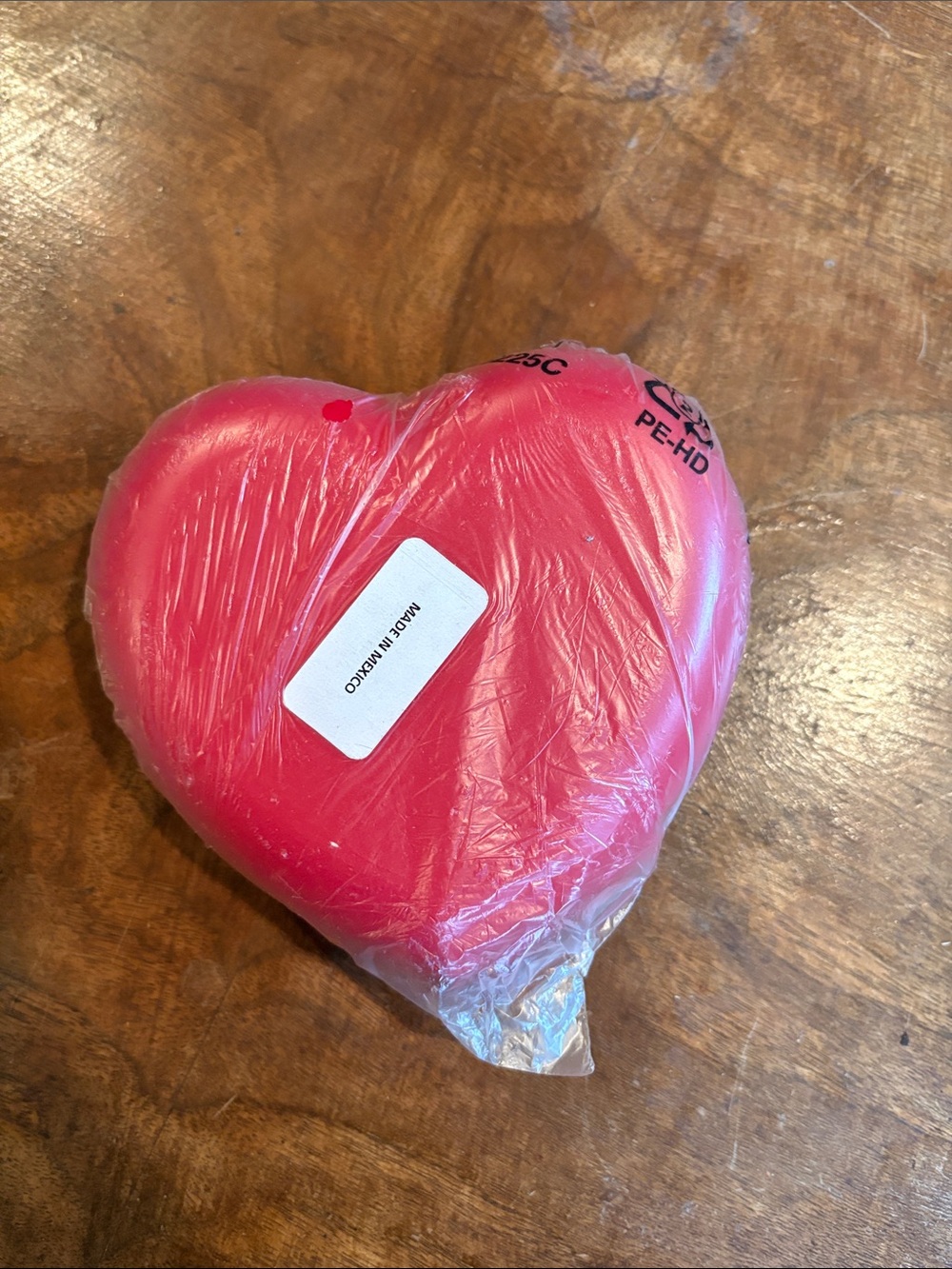 Tupperware Heart-Shaped Red Container